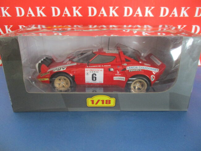 Die cast 1/18 Modellino Auto Lancia Stratos Rally Tour de Corse 1975 B. Darniche - immagine 5