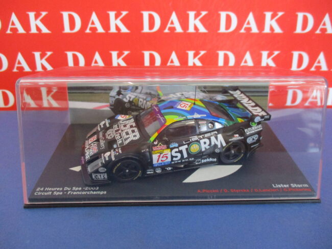 Die cast 1/43 Modellino Auto Lister Storm 24H SPA 2003 A. Piccini - immagine 4