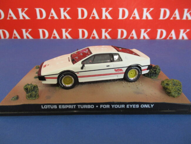 Die cast 1/43 Modellino Auto 007 James Bond Lotus Esprit Turbo For Your Eyes Onl