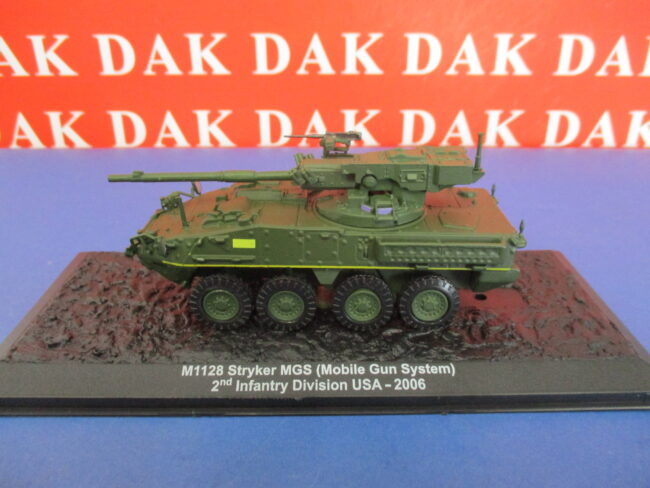 Diecast 1/72 Tank M1128 Striker MGS 2nd Infantry Division USA 2006
