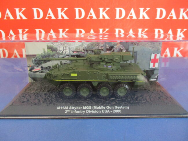 Diecast 1/72 Tank M1128 Striker MGS 2nd Infantry Division USA 2006 - immagine 4