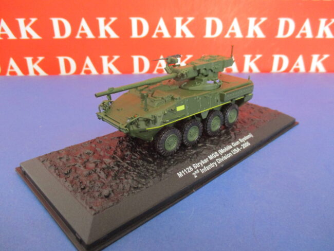 Diecast 1/72 Tank M1128 Striker MGS 2nd Infantry Division USA 2006 - immagine 2