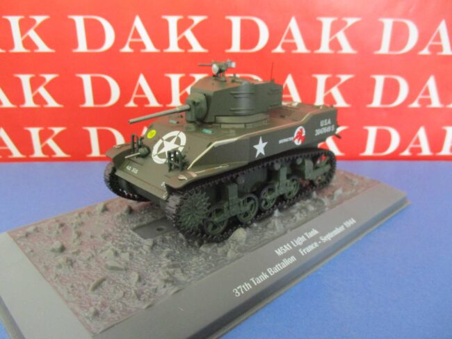 Die cast 1/43 Modellino Carro Armato M5A1 Light Tank 37th Tank Battalion 1944 - immagine 2