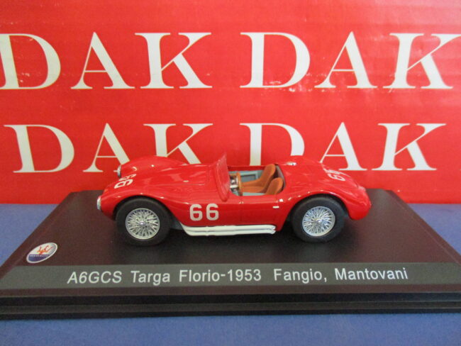 Die cast 1/43 Modellino Auto Maserati A6GCS Targa Florio 1953 J-M. Fangio