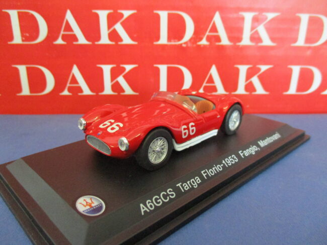 Die cast 1/43 Modellino Auto Maserati A6GCS Targa Florio 1953 J-M. Fangio - immagine 2