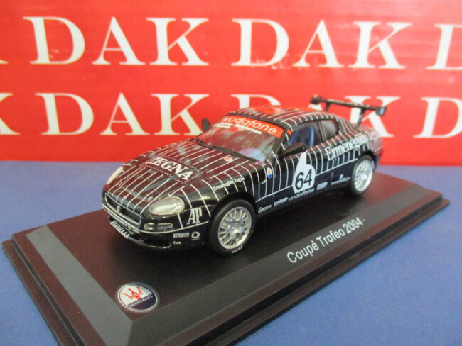 Die cast 1/43 Modellino Auto Maserati Coupe Trofeo Zegna Silverstone 2004 - immagine 2