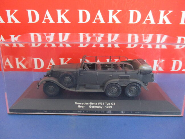 Die cast 1/43 Modellino Auto Mercedes-Benz W31 Typ G4 6 Wheels Heer Germany 1939 - immagine 4