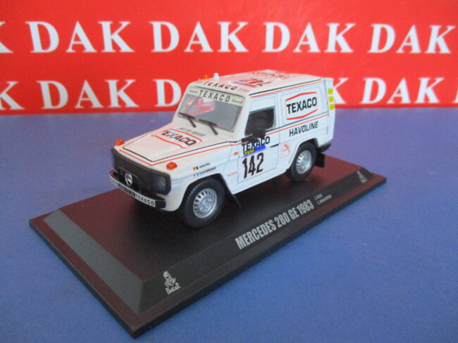 Die cast 1/43 Modellino Auto Mercedes 280 GE Rally Paris Dakar 1983 J. Ickx blis - immagine 2