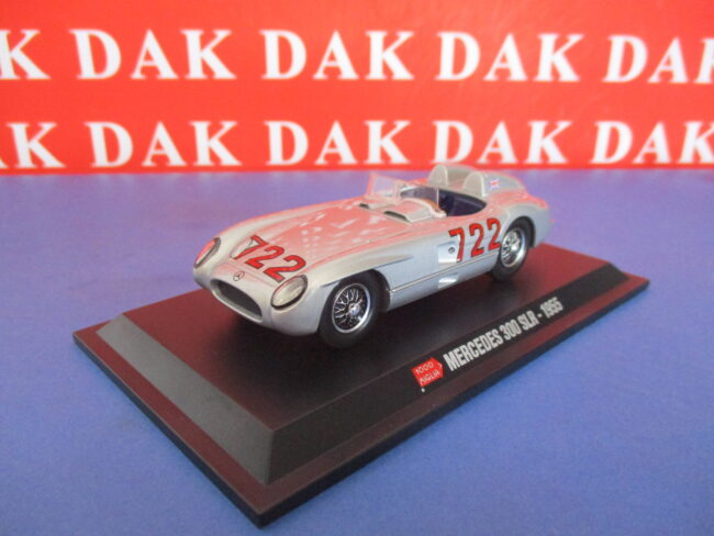 Die cast 1/43 Modellino Auto Mercedes 300 SLR Mille Miglia 1955 S. Moss - immagine 2