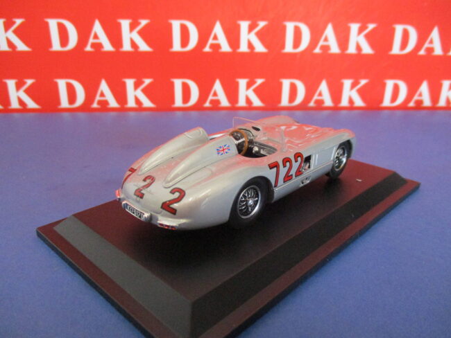 Die cast 1/43 Modellino Auto Mercedes 300 SLR Mille Miglia 1955 S. Moss - immagine 3