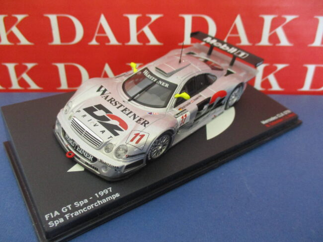 Die cast 1/43 Modellino Auto Mercedes CLK GTR SPA 1997 B. Schneider - immagine 2