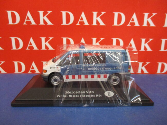 Die cast 1/43 Modellino Furgone Polizia Mercedes Vito Mossos d'Esquadra Spain - immagine 4