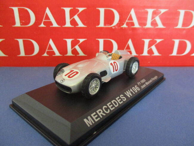 Die cast 1/43 Modellino Auto F1 Mercedes W196 1955 J-M. Fangio - immagine 2