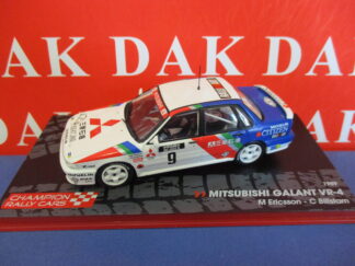 Die cast 1/43 Modellino Auto Mitsubishi Galant VR-4 Rally 1000 Lakes 1989