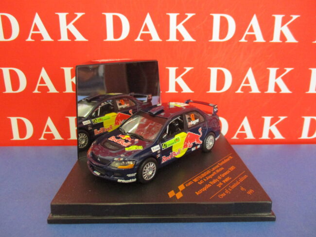 Die cast 1/43 Modellino Auto Mitsubishi Lancer EVO IX Rally Acropolis 2007 Aigne - immagine 3