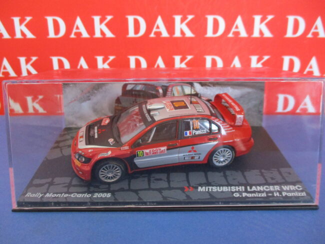 Die cast 1/43 Modellino Auto Mitsubishi Lancer WRC Rally Monte Carlo 2005 Panizz - immagine 4