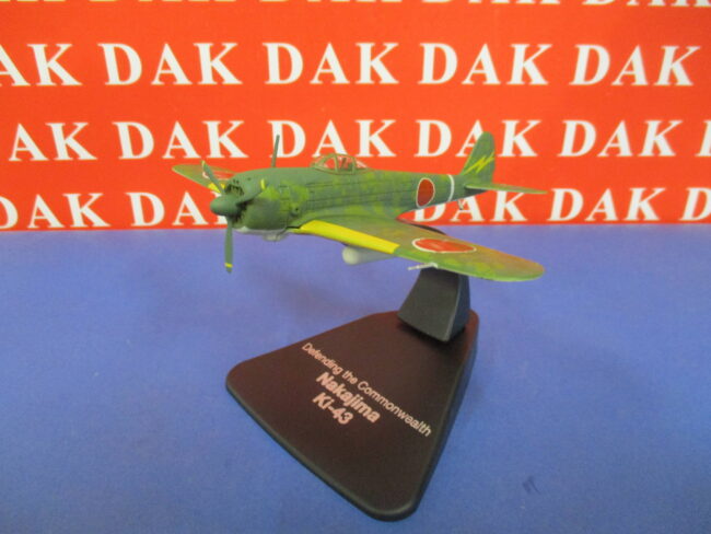 Die cast 1/72 Modellino Aereo Aircraft Nakajima Ki-43 Japan by Atlas - immagine 2