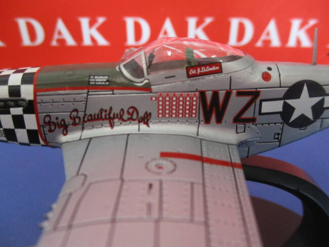 Die cast 1/72 Modellino Aereo Aircraft P-51D Mustang Big Beautiful Doll USA - immagine 3