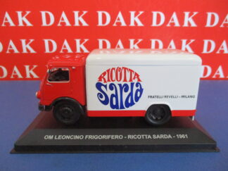 Die cast 1/43 Modellino Furgone Pubblicitario OM Leoncino Frigo Ricotta Sarda