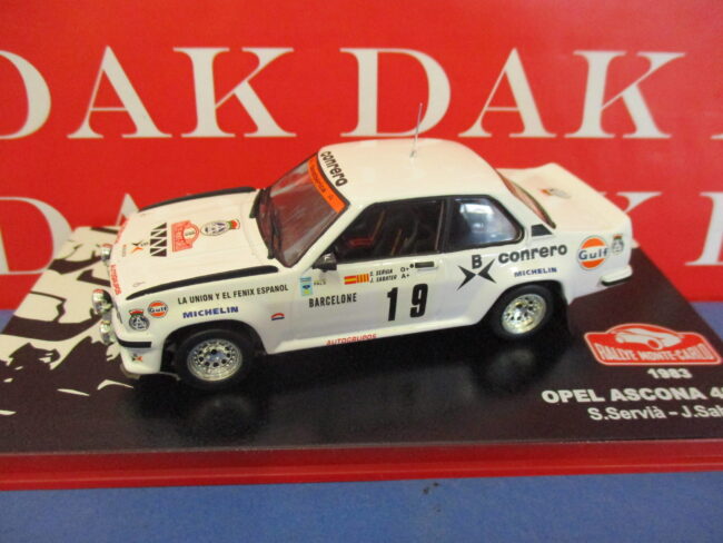 Die cast 1/43 Modellino Auto Opel Ascona 400 Rally Monte Carlo 1983 S. Servia