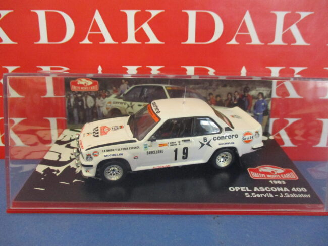 Die cast 1/43 Modellino Auto Opel Ascona 400 Rally Monte Carlo 1983 S. Servia - immagine 4
