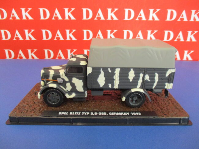Die cast 1/43 Modellino Camion Truck Opel Blitz Typ 3,6-36S Wehrmacht 1942 - immagine 2