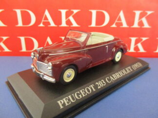 Die cast 1/43 Modellino Auto Peugeot 203 Cabriolet 1953
