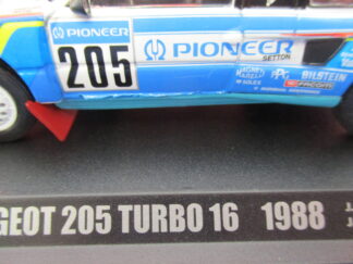 Die cast 1/43 Modellino Auto Peugeot 205 T16 Rally Paris Dakar 1988 J. Kankkunen
