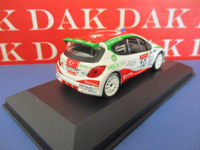 Die cast 1/43 Modellino Auto Peugeot 207 S2000 Istanbul Rally 2007 N. Vouilloz - immagine 3
