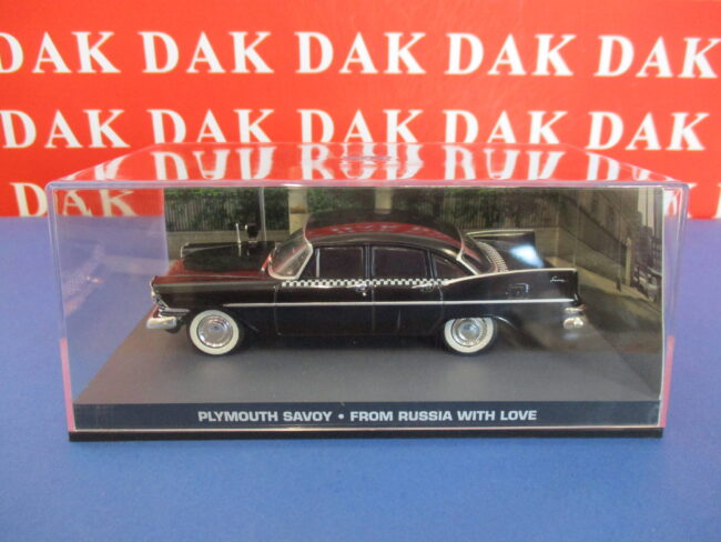 Die cast 1/43 Modellino Auto 007 James Bond Taxi Plymouth Savoy – From Russia - immagine 4