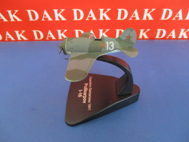 Die cast 1/72 Modellino Aereo Aircraft Polikarpov I-16 USSR by Atlas - immagine 2