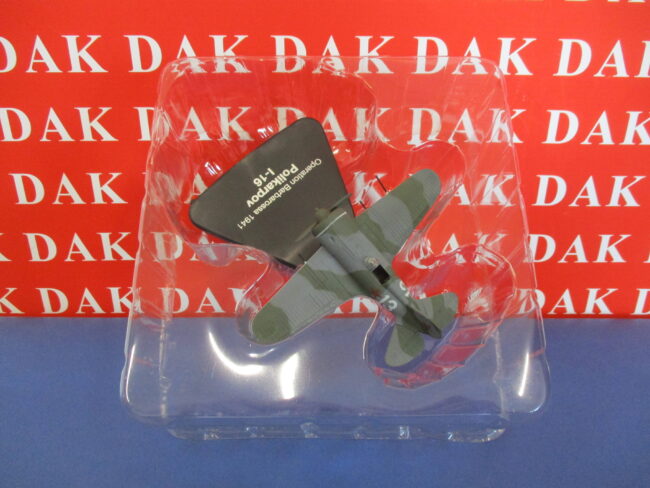 Die cast 1/72 Modellino Aereo Aircraft Polikarpov I-16 USSR by Atlas - immagine 4