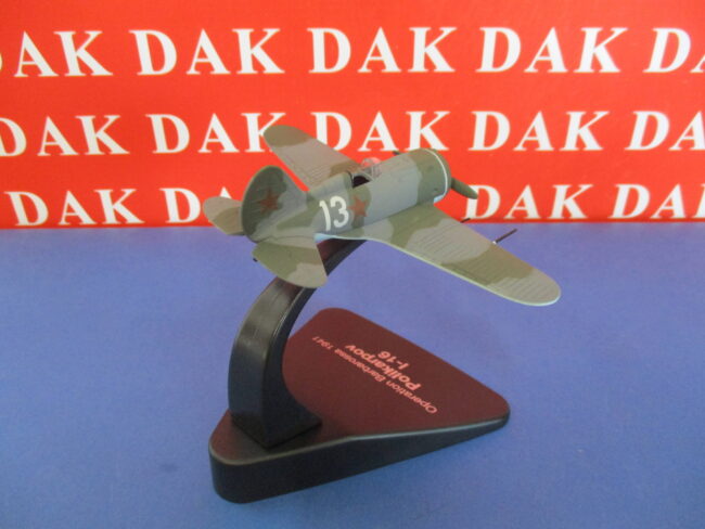 Die cast 1/72 Modellino Aereo Aircraft Polikarpov I-16 USSR by Atlas - immagine 3