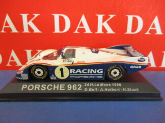 Die cast 1/43 Modellino Auto Porsche 962 24H Le Mans 1986 D. Bell