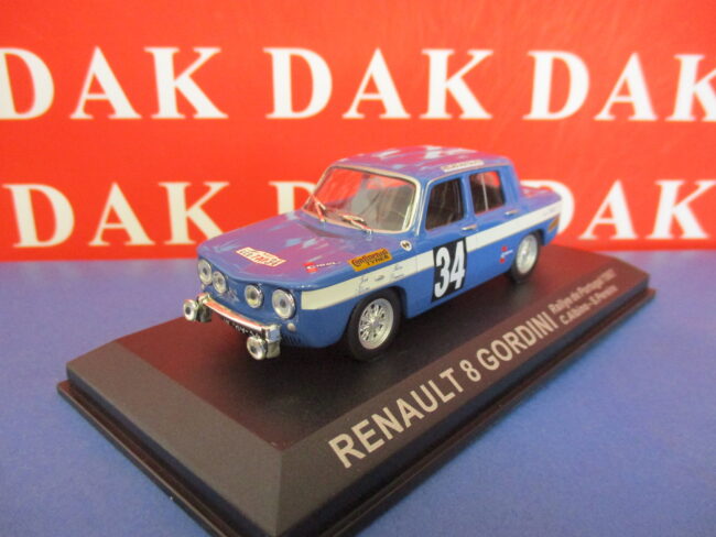 Die cast 1/43 Modellino Auto Renault 8 Gordini Rally Portogallo 1967 C. Albino - immagine 2