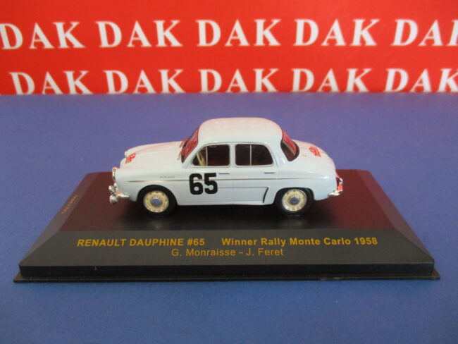 Die cast 1/43 Modellino Auto Renault Dauphine RMC 1958 by Ixo