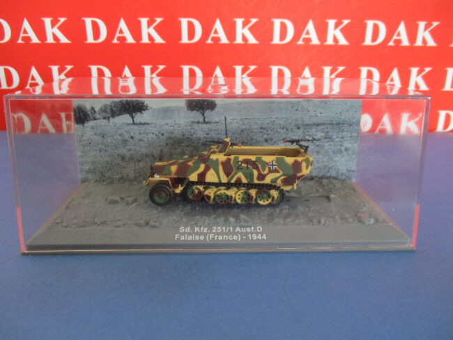 Die cast 1/72 Tank Sd.Kfz. 251/1 Ausf.D 12 SS Pz.Div. Hitlerjugend Falaise 1944 - immagine 4