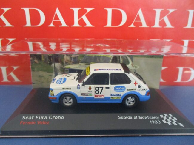 Die cast 1/43 Modellino Auto Seat Fura Crono Rally Subida al Montseny 1983 - immagine 4
