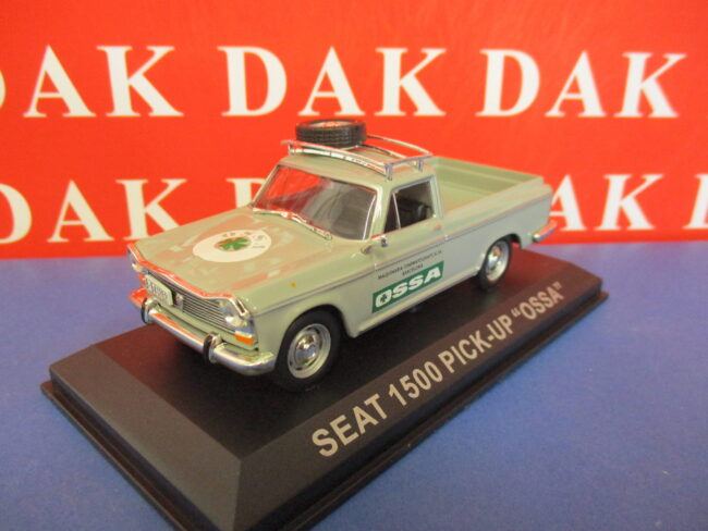 Die cast 1/43 Modellino Auto Seat 1500 Pick-Up Moto Ossa - immagine 2