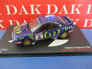 Die cast 1/43 Modellino Auto Subaru Impreza 555 Rac Rally 1995 C. McRae