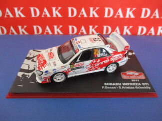 Die cast 1/43 Modellino Auto Subaru Impreza  STI Rally Monte Carlo 2011 F. Gonon
