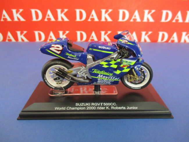 Die cast 1/22 Modellino Moto Suzuki RGV I 500cc 2000 K. Roberts Junior by Protar