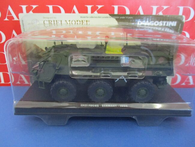 Die cast 1/43 Modellino Autoblindo TPZ1 Fuchs Germany 1998 blister