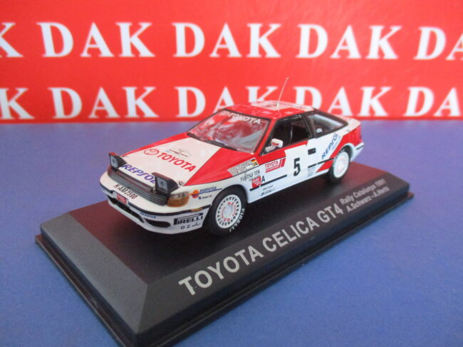 Die cast 1/43 Modellino Auto Toyota Celica GT4 Rally Catalunya 1991 A. Schwarz - immagine 2