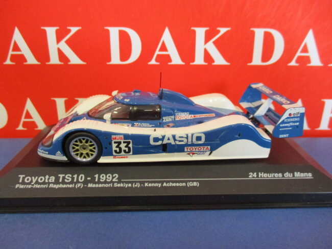 Die cast 1/43 Modellino Auto Toyota TS10 24H Le Mans 1992