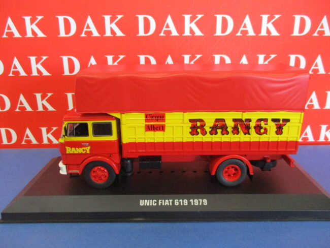 Die cast 1/43 Modellino Camion Truck Unic 220 Fiat 619 Circo Rancy 1979 by Ixo - immagine 2