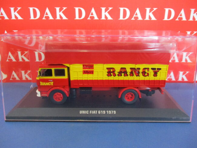 Die cast 1/43 Modellino Camion Truck Unic 220 Fiat 619 Circo Rancy 1979 by Ixo - immagine 5