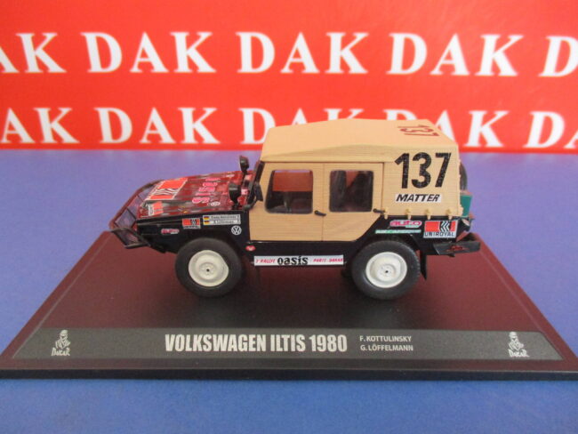 Die cast 1/43 Modellino Auto Volkswagen Iltis Rally Paris Dakar 1980