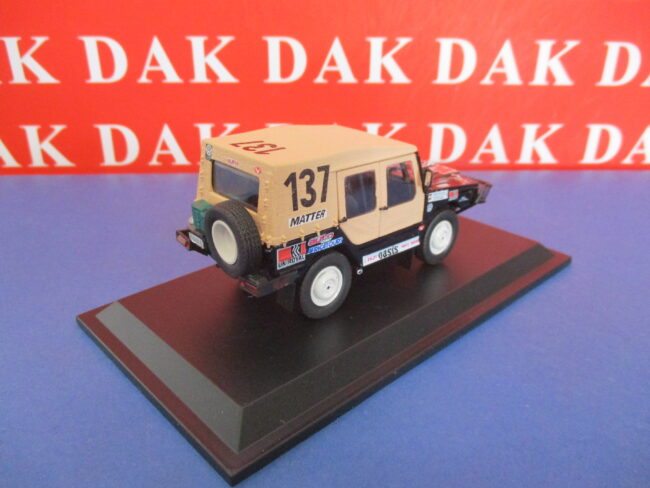 Die cast 1/43 Modellino Auto Volkswagen Iltis Rally Paris Dakar 1980 - immagine 3