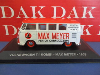 Die cast 1/43 Modellino Furgone Volkswagen Kombi T1 Max Meyer 1959